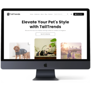 TailTrendsCP : Premium Pet Accessories & Lifestyle Shopify Store